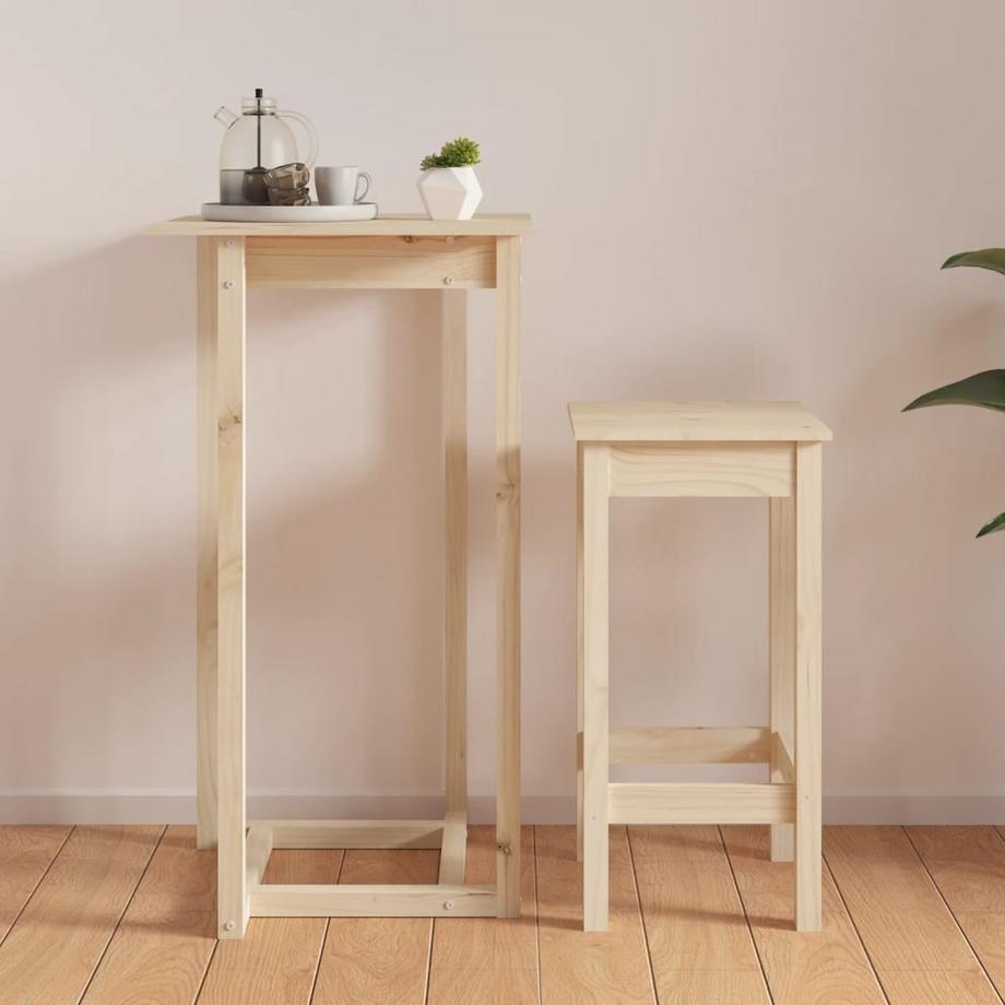 VidaXL Bartisch kiefernholz  
