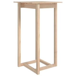 VidaXL Table de bar bois de pin  