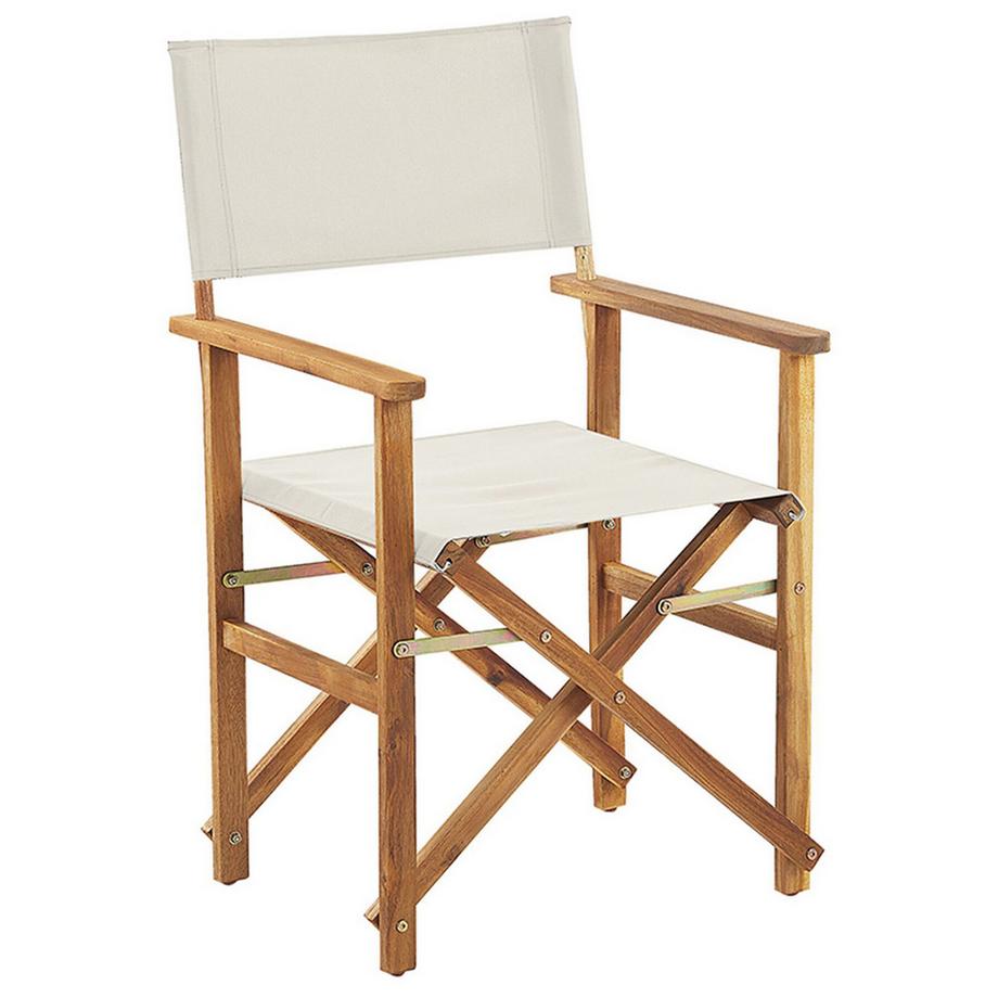 Beliani Lot de 2 chaises de jardin en Tissu Moderne CINE  