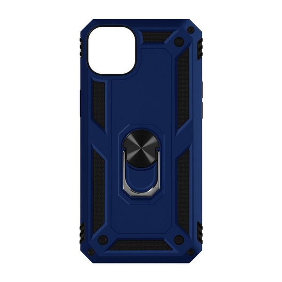 Avizar  Coque iPhone 14 Bague Bleu Nuit 