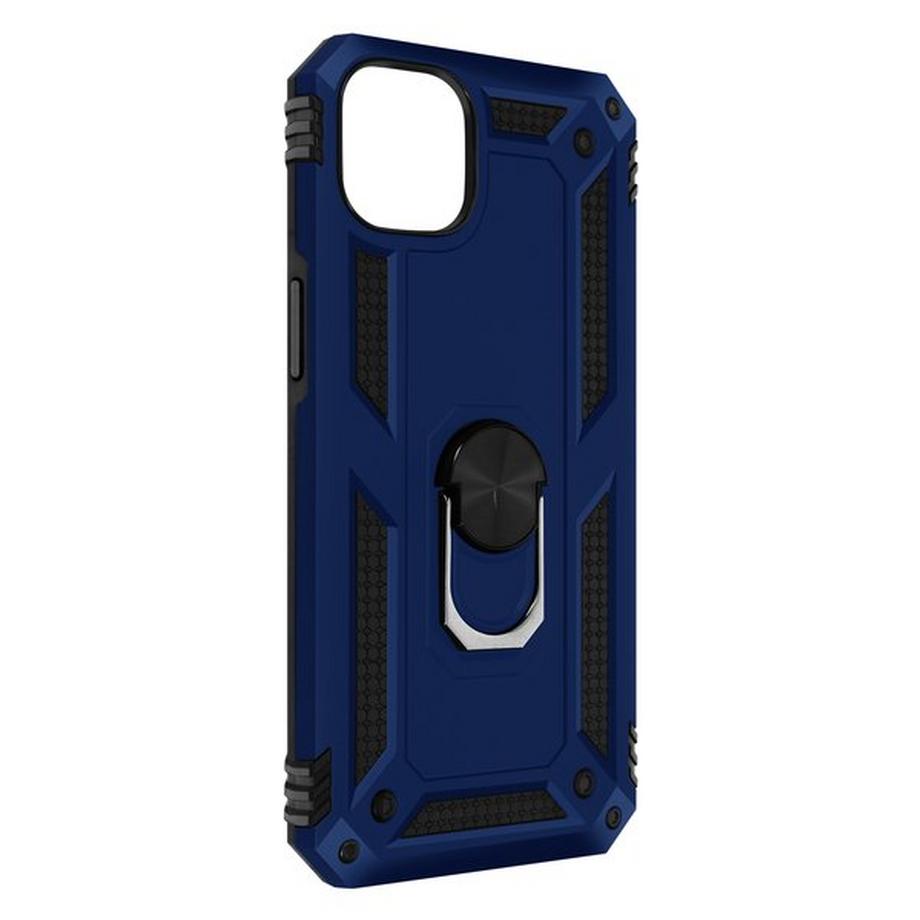Avizar  Coque iPhone 14 Bague Bleu Nuit 