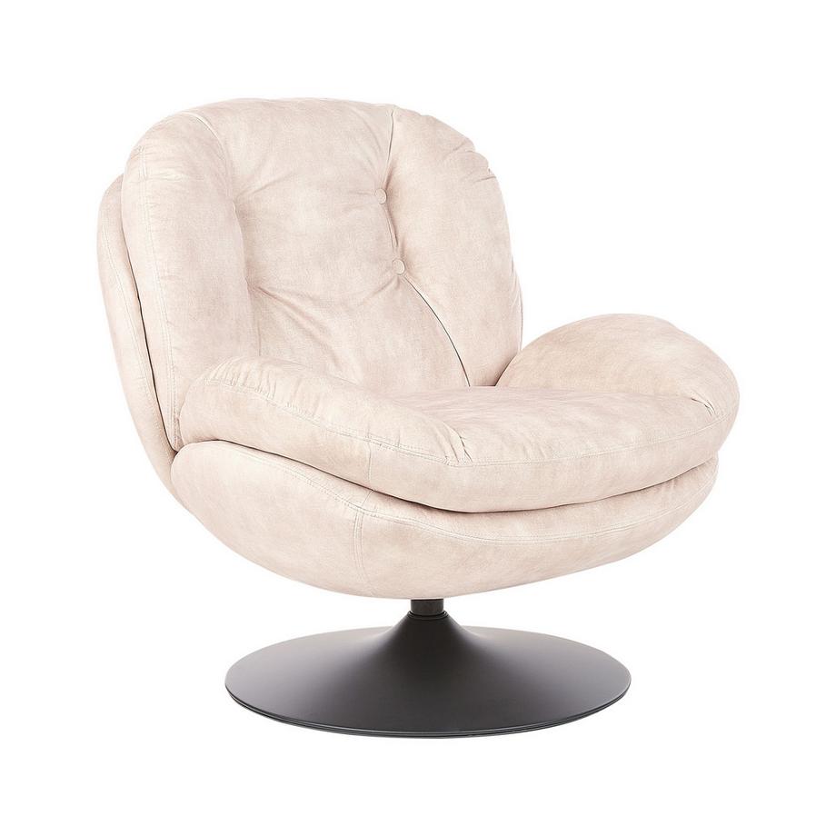 Fauteuil pivotant en Velours  NOLVIK