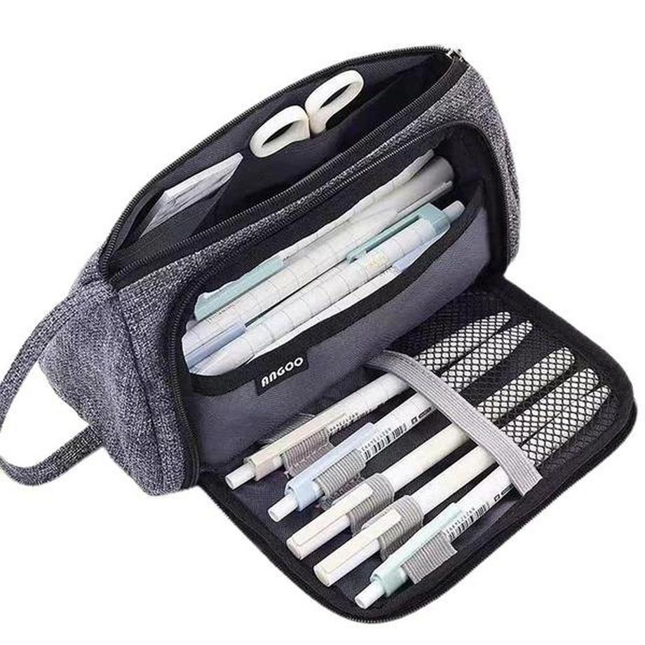 eStore  Federmäppchen aus Stoff - Grau 