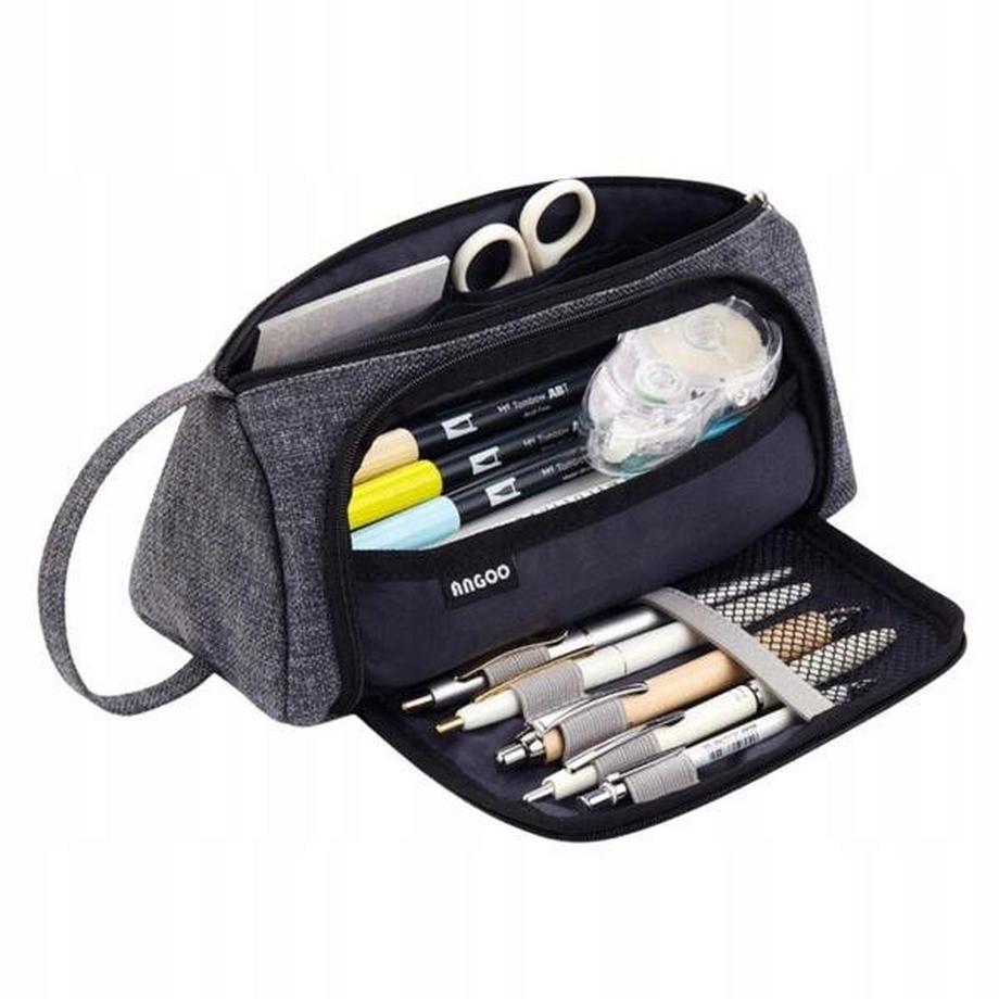 eStore  Federmäppchen aus Stoff - Grau 