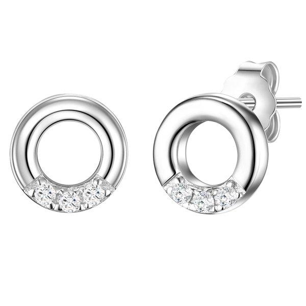 Glanzstücke München  Femme Puces d'oreilles en argent 