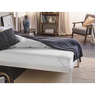 Beliani Protège-matelas en Coton ciré ALMANZOR  