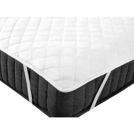 Beliani Protège-matelas en Coton ciré ALMANZOR  