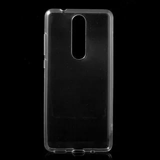 Cover-Discount  Nokia 3.1 Plus - Custodia in gomma siliconica ultra sottile trasparente 