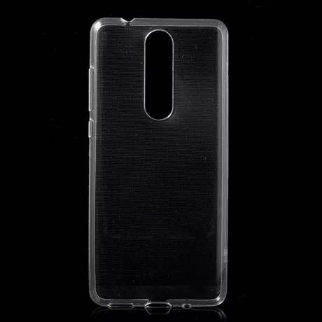 Cover-Discount  Nokia 3.1 Plus - Custodia in gomma siliconica ultra sottile trasparente 