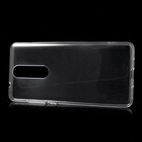 Cover-Discount  Nokia 3.1 Plus - Custodia in gomma siliconica ultra sottile trasparente 