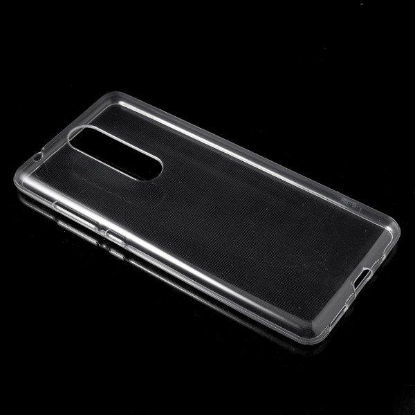 Cover-Discount  Nokia 3.1 Plus - Custodia in gomma siliconica ultra sottile trasparente 