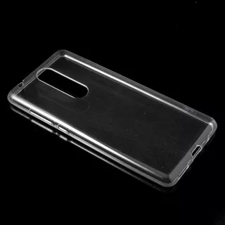 Cover-Discount  Nokia 3.1 Plus - Custodia in gomma siliconica ultra sottile trasparente 