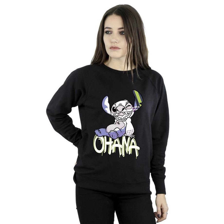 Disney Ohana Felpa Stampata  
