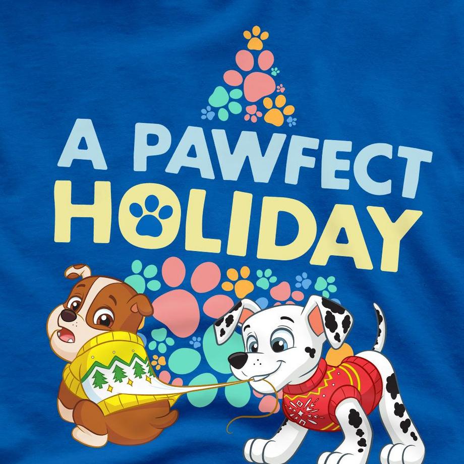 PAW PATROL A Pawfect Holiday T-Shirt Design Natalizio  