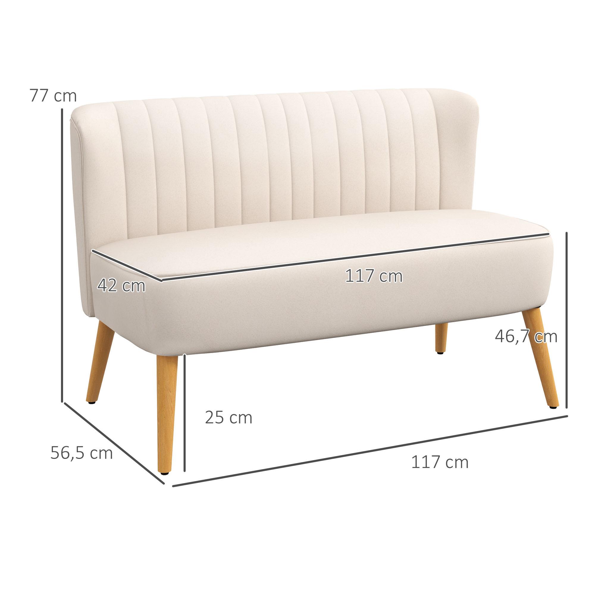 HOMCOM Sofa 2-Sitzer  