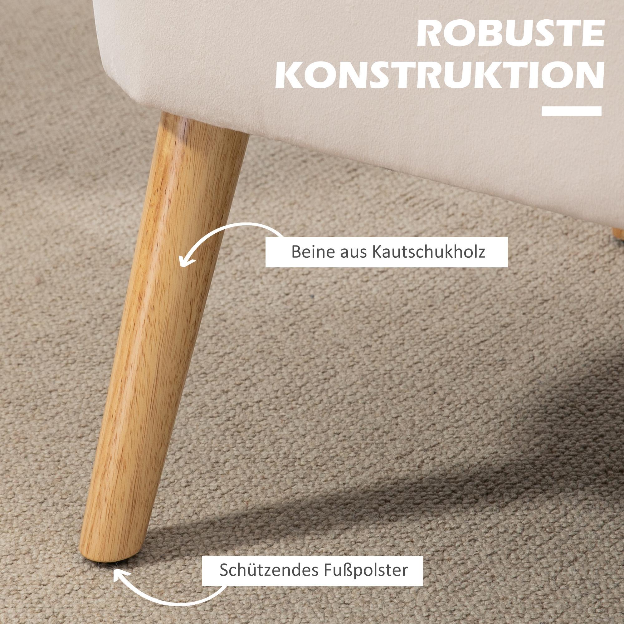 HOMCOM Sofa 2-Sitzer  