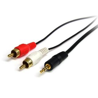 STARTECH.COM  StarTech.com Câble audio stéréo de 1 m - Mâle 3,5 mm vers mâle 2 x RCA 