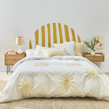 Housse de couette en coton tufté