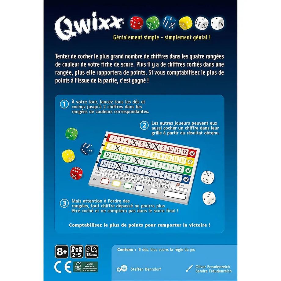 Gigamic  Gigamic Qwixx Brettspiel 