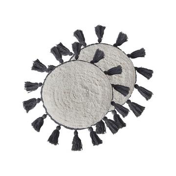 Lot de 2 coussins décoratifs en Coton Boho THISTLE