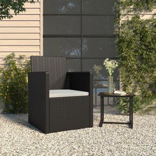 VidaXL Fauteuil de jardin rotin synthétique  