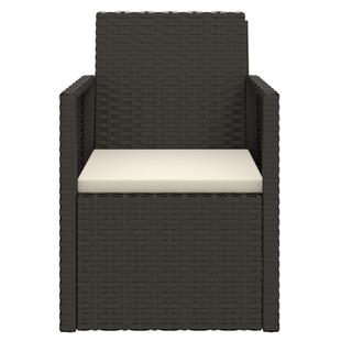 VidaXL Fauteuil de jardin rotin synthétique  