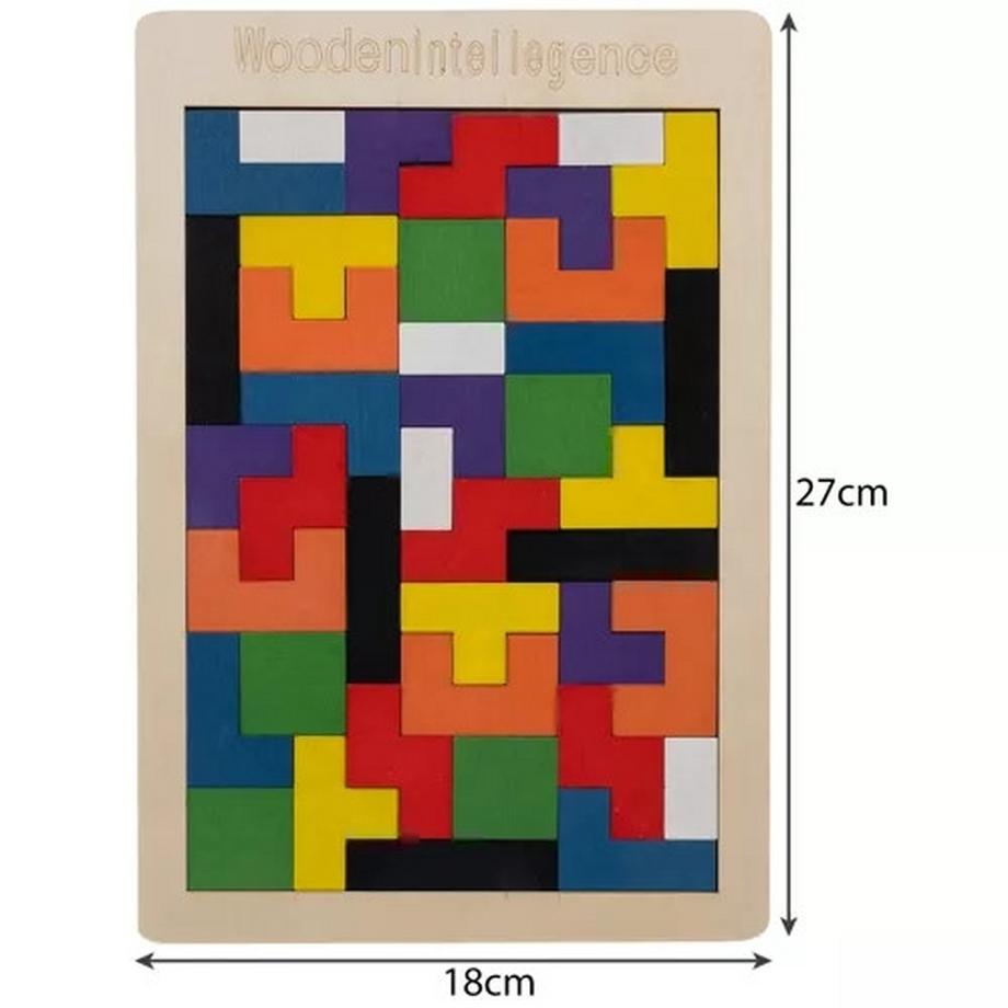 Kruzzel  Puzzle/tetris in legno Kruzzel 22667 