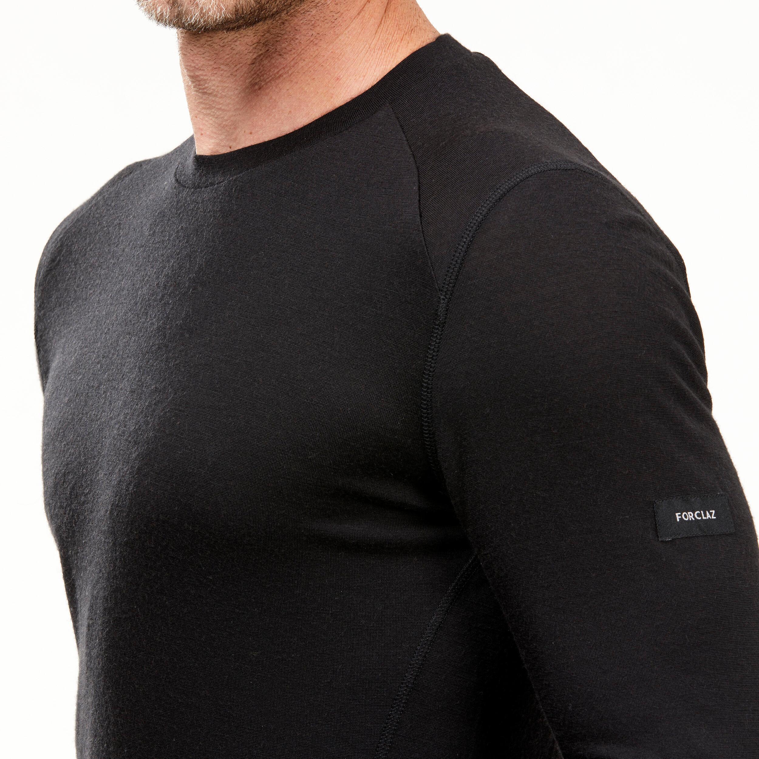 FORCLAZ  T-shirt manches longues - TREK 500 MERINO PURE 