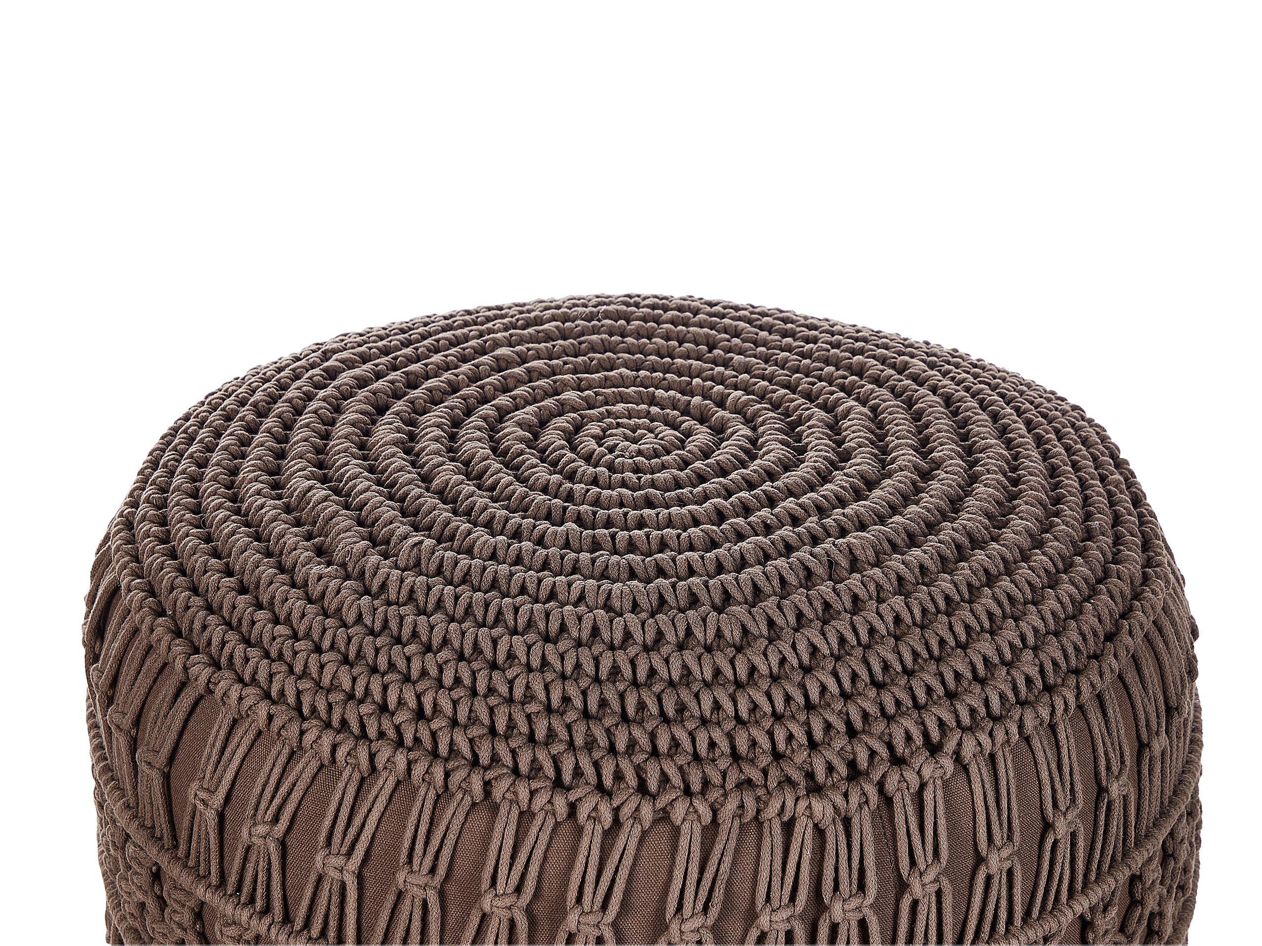 Beliani Pouf en Cotone Boho THAKOT  