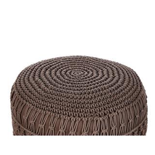 Beliani Pouf aus Baumwolle Boho THAKOT  