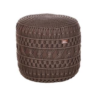 Beliani Pouf aus Baumwolle Boho THAKOT  