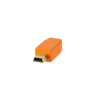 Tether Tools  CU5451 câble USB 4,6 m USB 2.0 USB A Mini-USB B Orange 