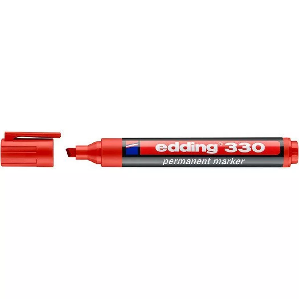 Edding 4-330002 330 Permanent marker Red waterproof: Yes