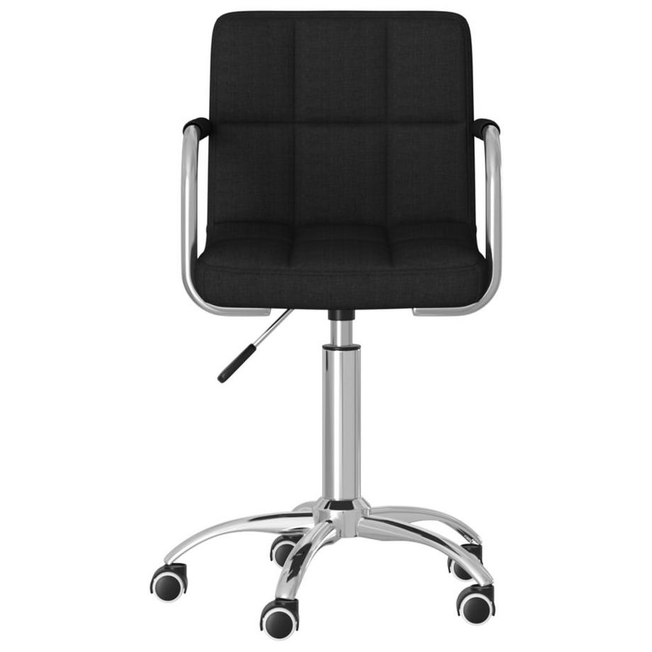 VidaXL Chaise de bureau pivotante tissu  