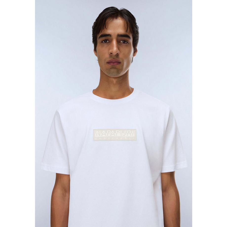 NAPAPIJRI T-Shirt a Maniche Corte S-Box Logo  
