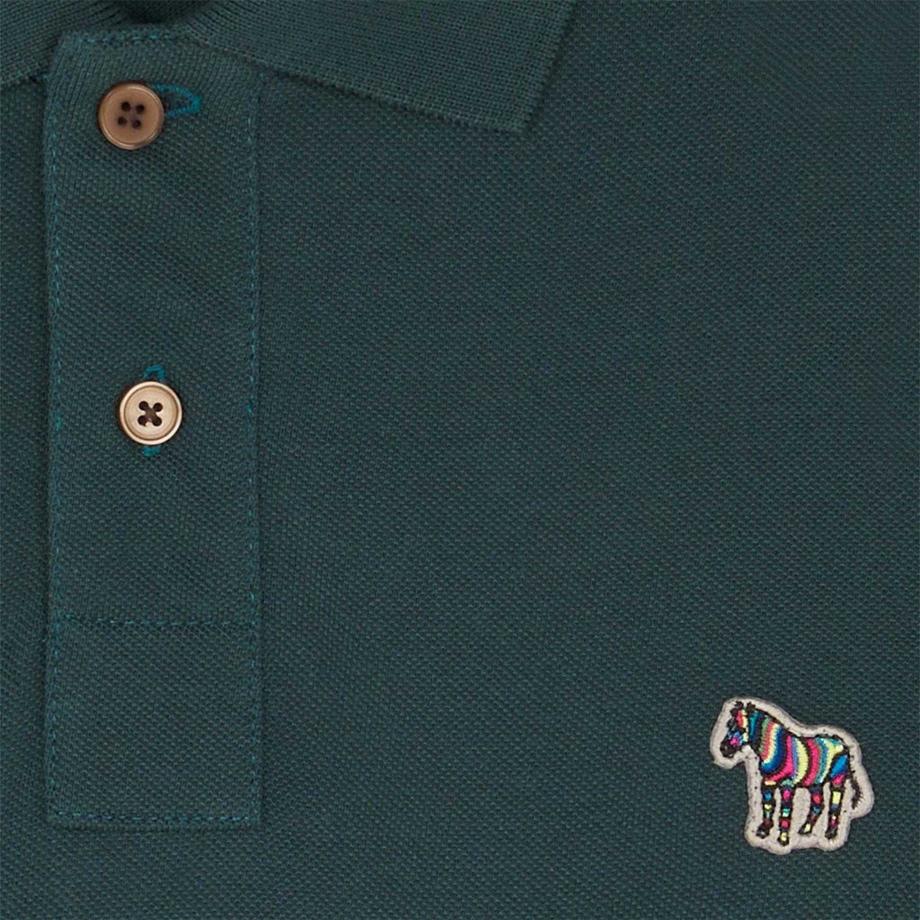 PAUL SMITH Maglietta Polo Regolare con Logo Zebra  