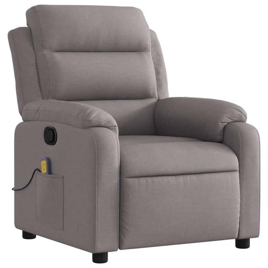 VidaXL Fauteuil de massage inclinable tissu  
