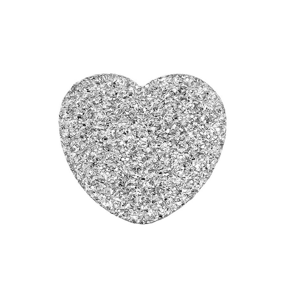 Maxte  Strukturierte Herz Ohrstecker 