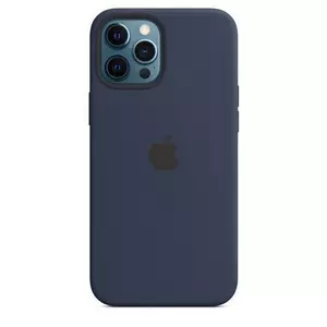 Custodia MagSafe in silicone per iPhone 12 Pro Max - Deep Navy