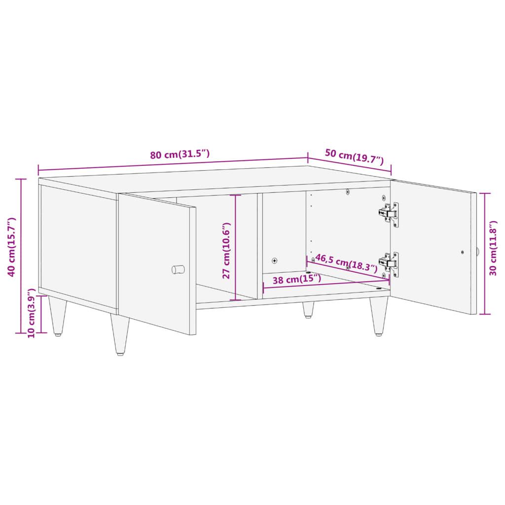 VidaXL Table basse bois  