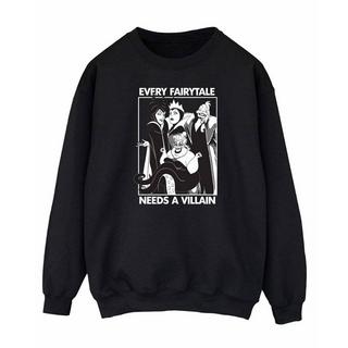 Disney PRINCESS  Every Fairy Tale Needs A Villain Sweatshirt 