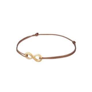Elli  Armband Infinity Unendlichkeit Nylon Bändchen 925Er Silber 