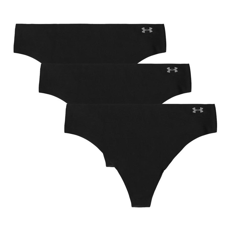 String  Paquet de 3 Stretch-UA PURE STRETCH NO SHOW THONG -SOLID 3PK
