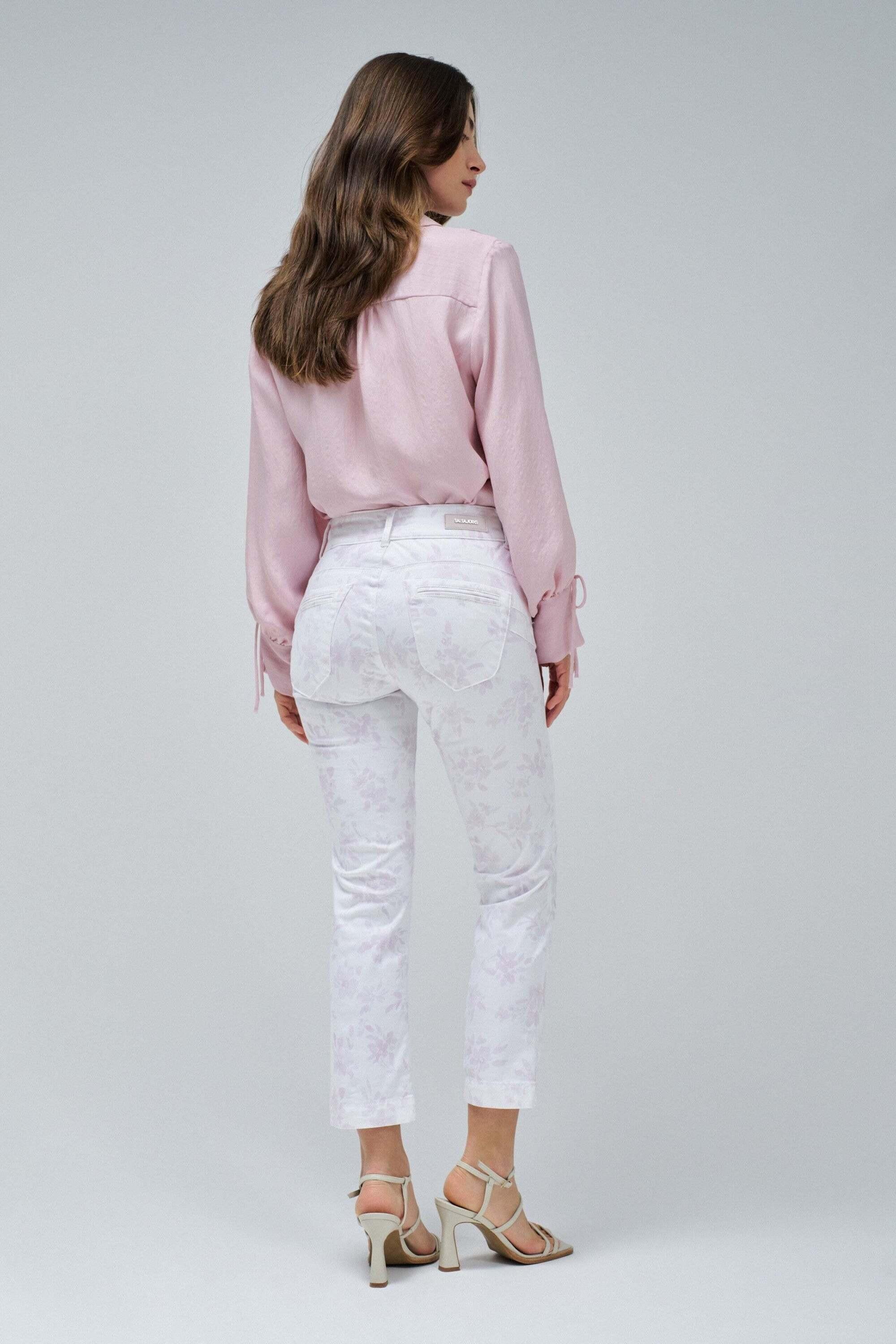 Salsa Secret Floral Chino Pantaloni  