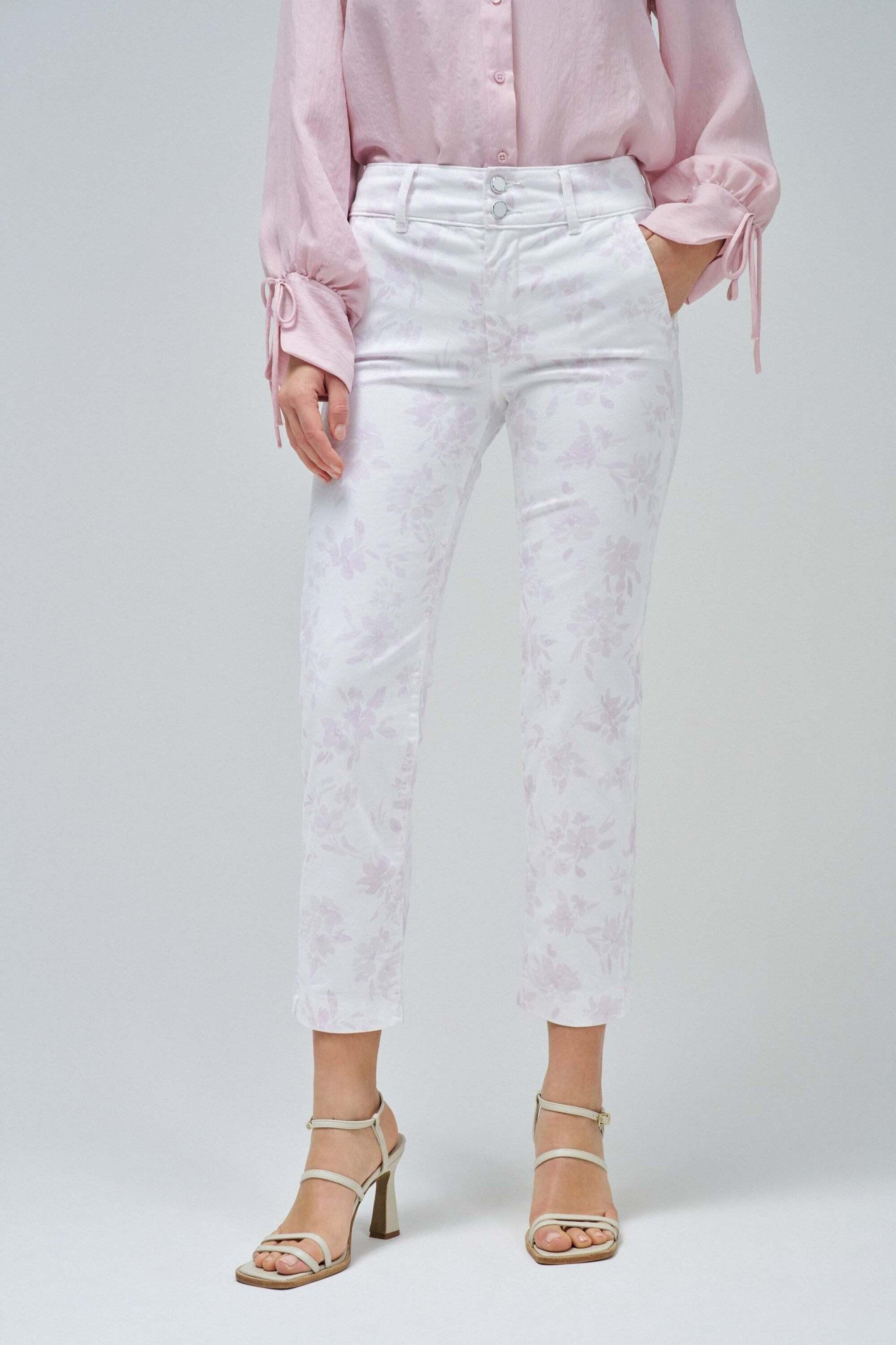 Salsa Secret Floral Chino Pantaloni  