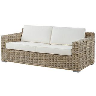 Beliani 2 Sitzer Sofa aus Rattan Boho ARDEA  