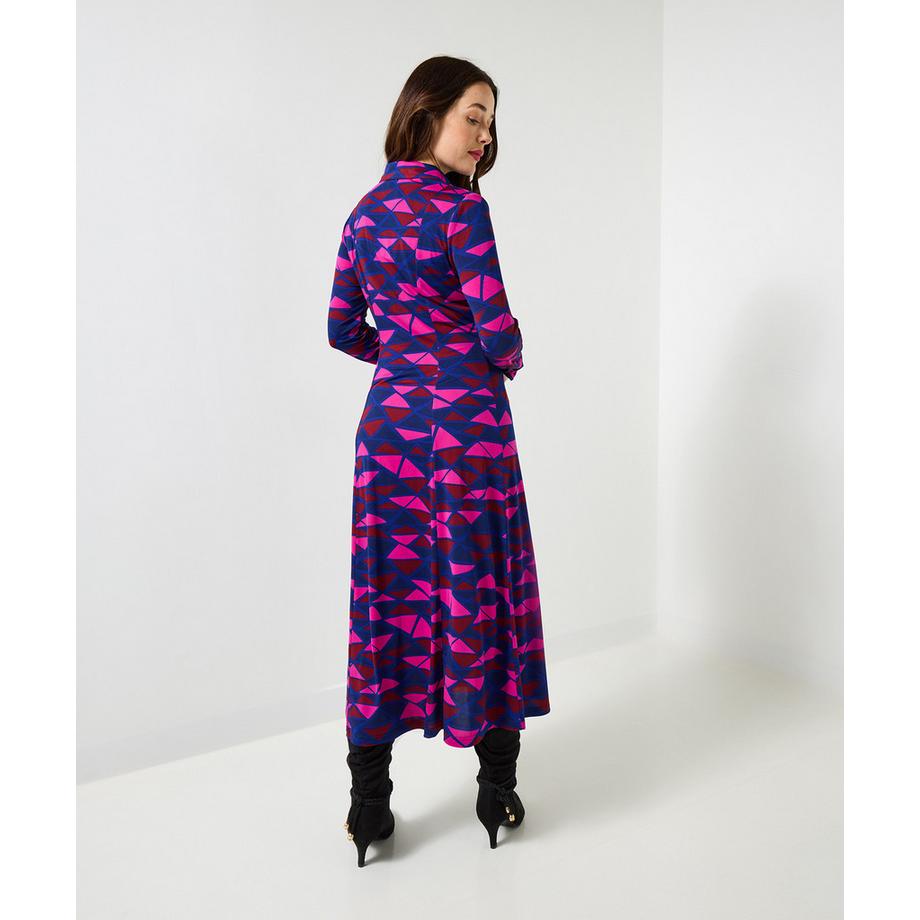 Joe Browns Midikleid Retro Grafikdruck  