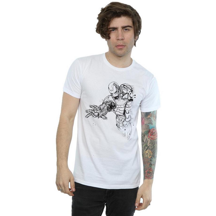 MARVEL Avengers Iron Man Sketch T-Shirt  