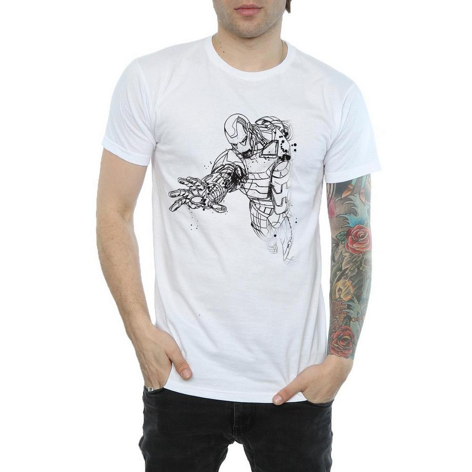 MARVEL Avengers Iron Man Sketch T-Shirt  