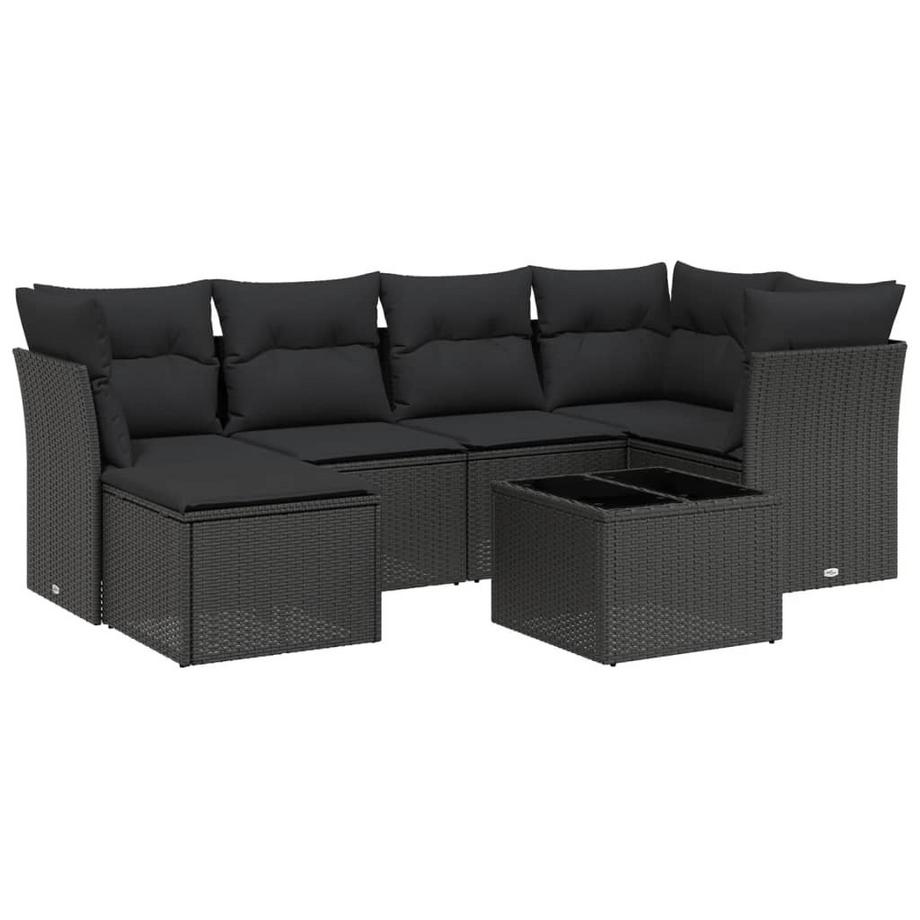 set divano da giardino Polirattan